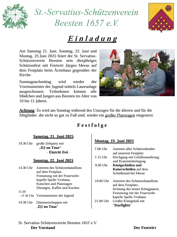 Schützenfest 2025